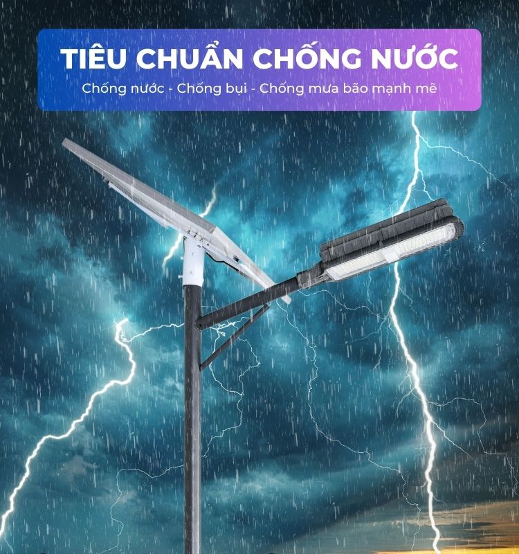 Đèn Đường SPS 1000W Năng Lượng Mặt Trời Cao Cấp Sạc Nhanh MPPT Bảo Hành 3 Năm