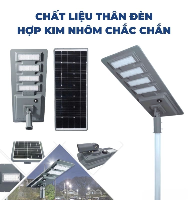 Đèn 12V 120W năng lượng mặt trời liền thể cao cấp dùng dự án