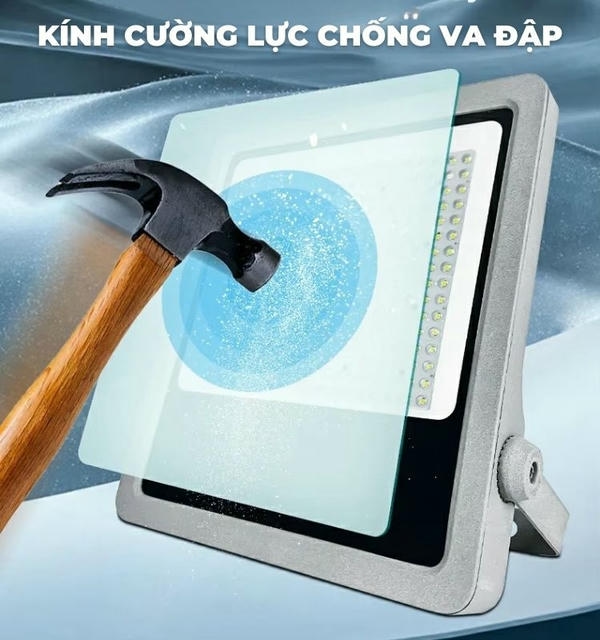 Đèn LED có thiết kế không sử dụng dây tóc nên bền bỉ hơn trước tác động cơ học