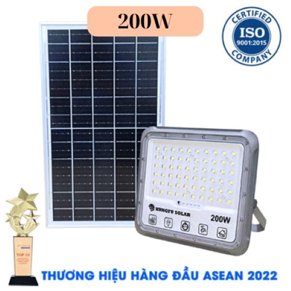 Đèn pha LED chống chói năng lượng mặt trời 200W