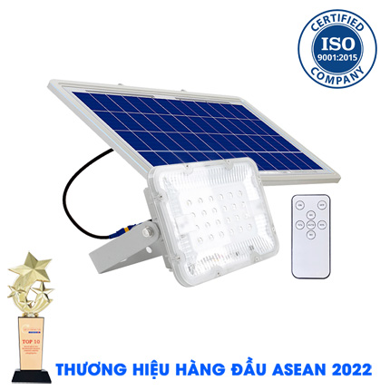 Đèn chiếu pha 40W năng lượng mặt trời CP01.SL.RF V2 40W