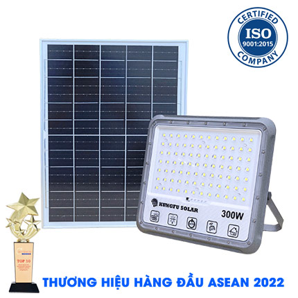 Đèn Pha chống chói Năng Lượng Mặt Trời 300W