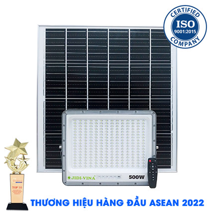 Đèn pha năng lượng mặt trời 500W - Sản phẩm mới