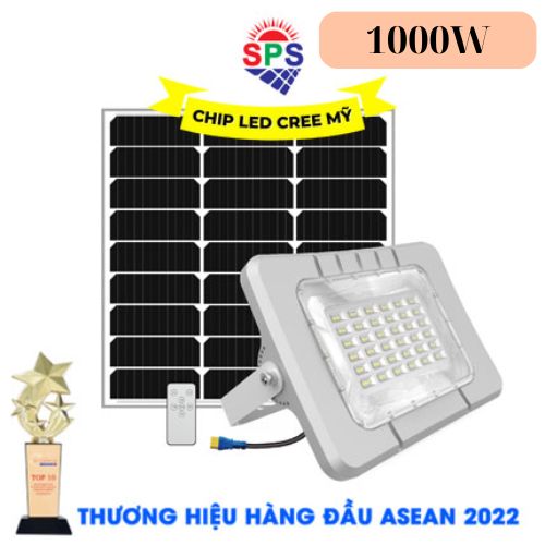 Đèn SPS 1000W năng lượng mặt trời LED CREE MỸ - THẾ HỆ MỚI - Bảo hành 3 năm